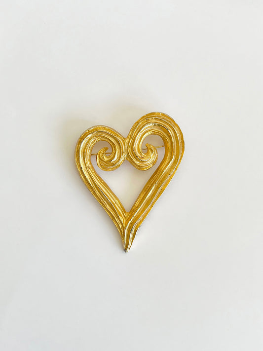Broche coeur maximaliste Edouard Rambaud