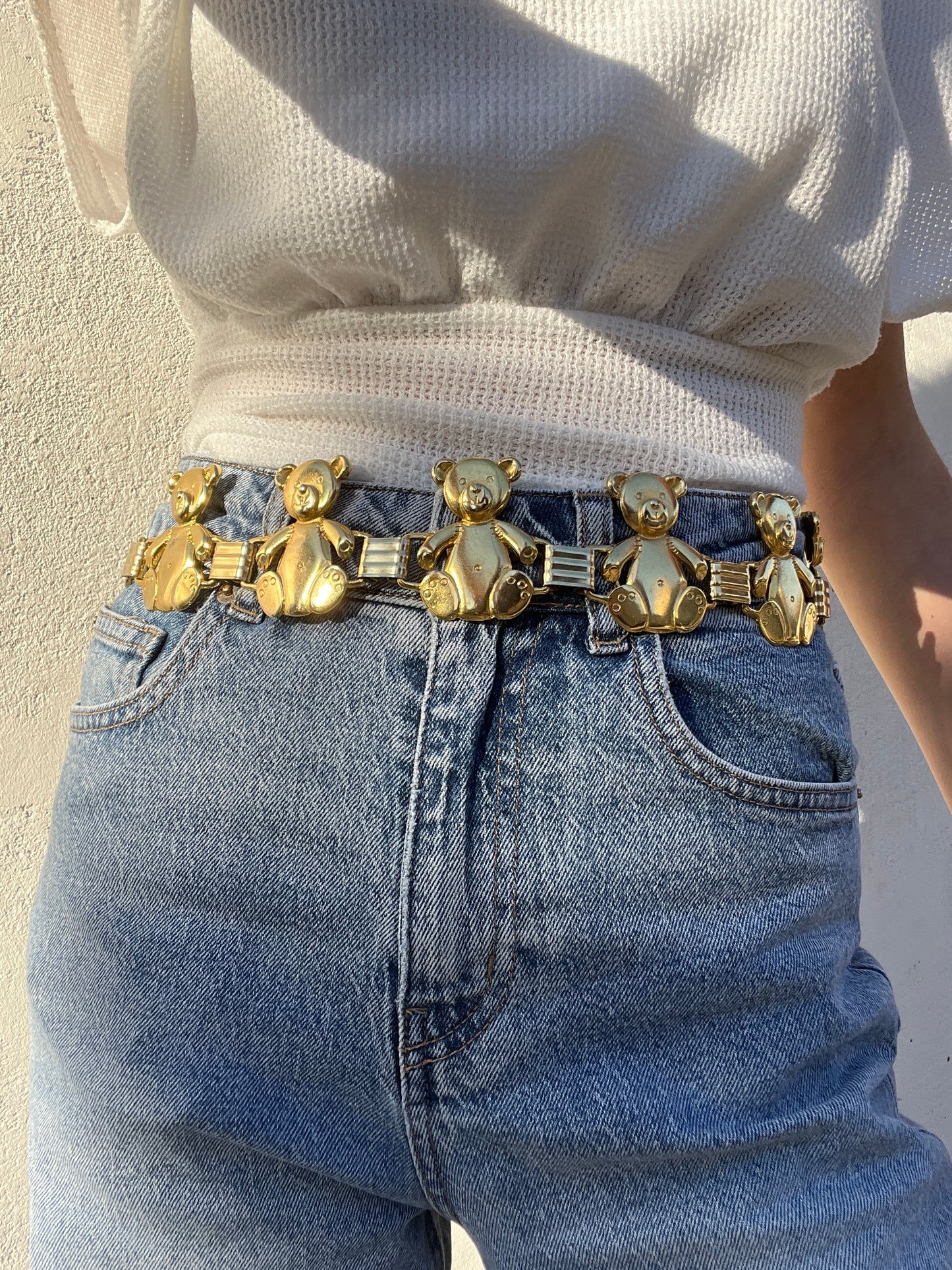 Ceinture oursons dorés