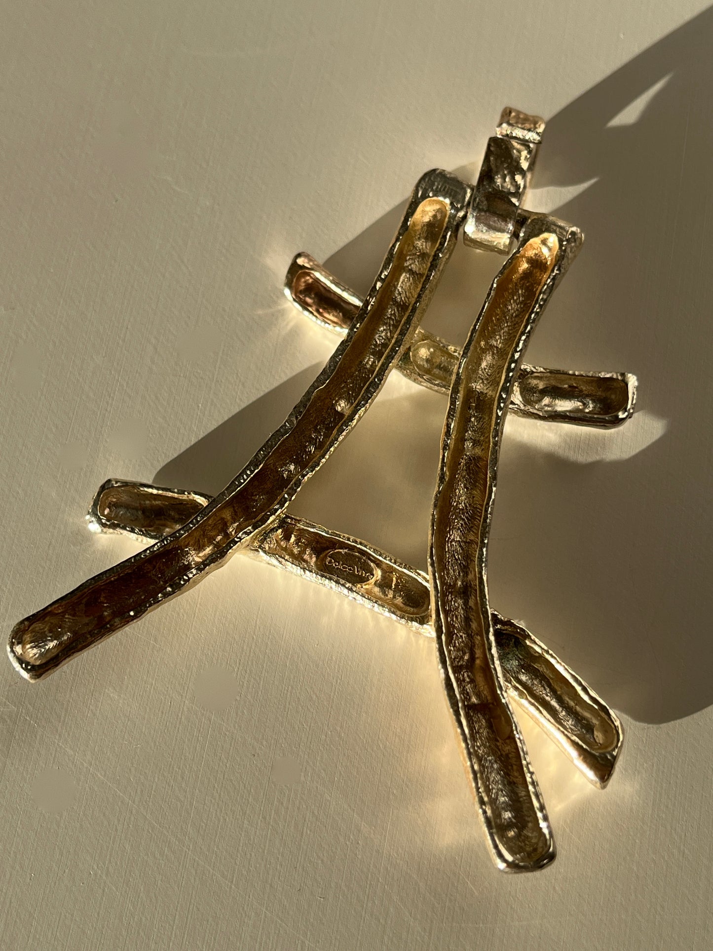Pendentif argenté XXL Dolce vita
