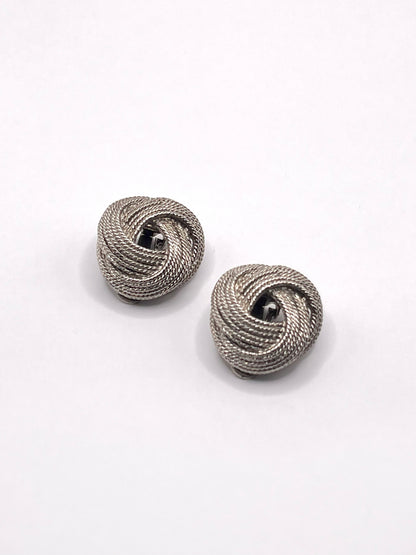 Braided silver clips