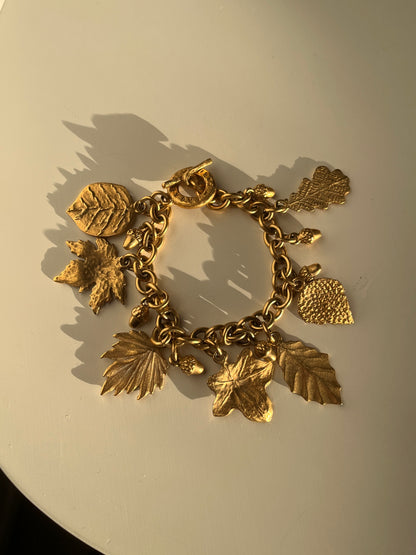 Bracelet Agatha à breloques, années 90