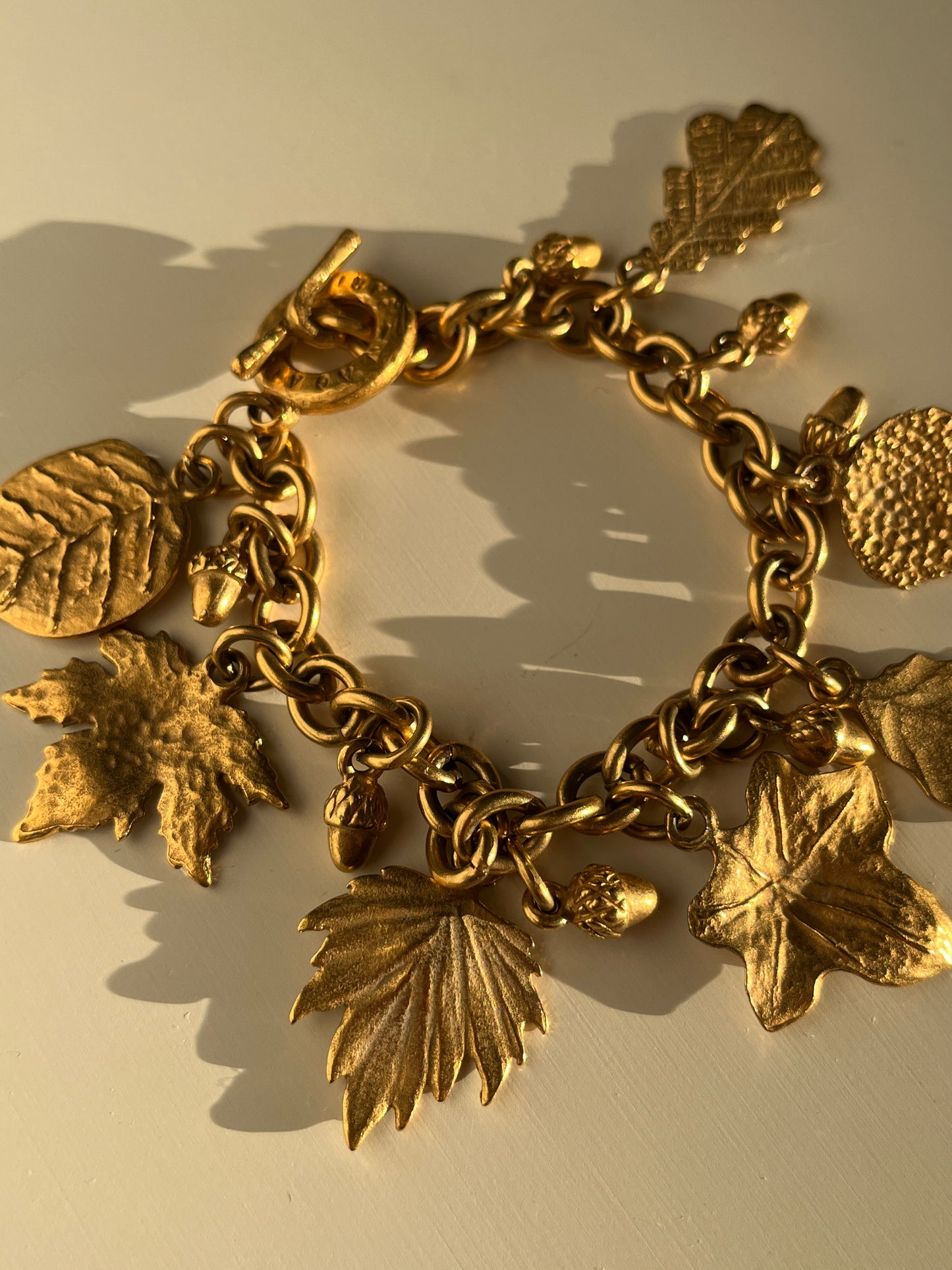Bracelet Agatha à breloques, années 90