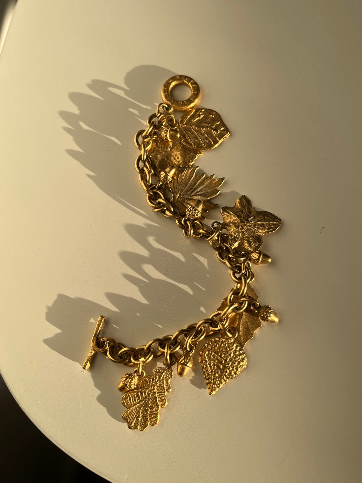 Bracelet Agatha à breloques, années 90