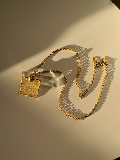 Collier Biche de Bere parchemin