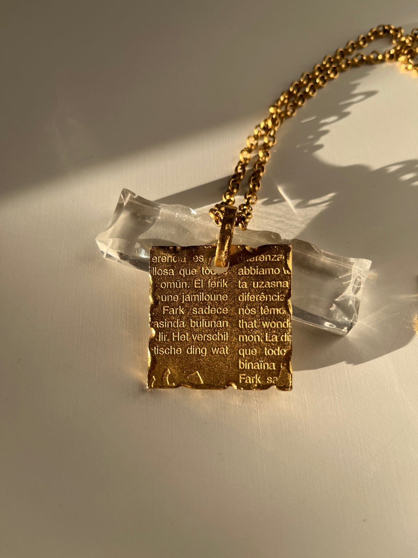 Collier Biche de Bere parchemin