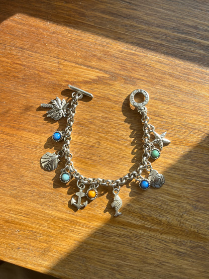Bracelet argenté à pampilles Remy Dis