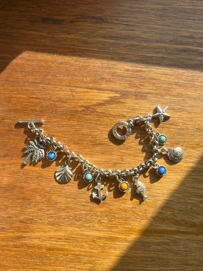 Bracelet argenté à pampilles Remy Dis
