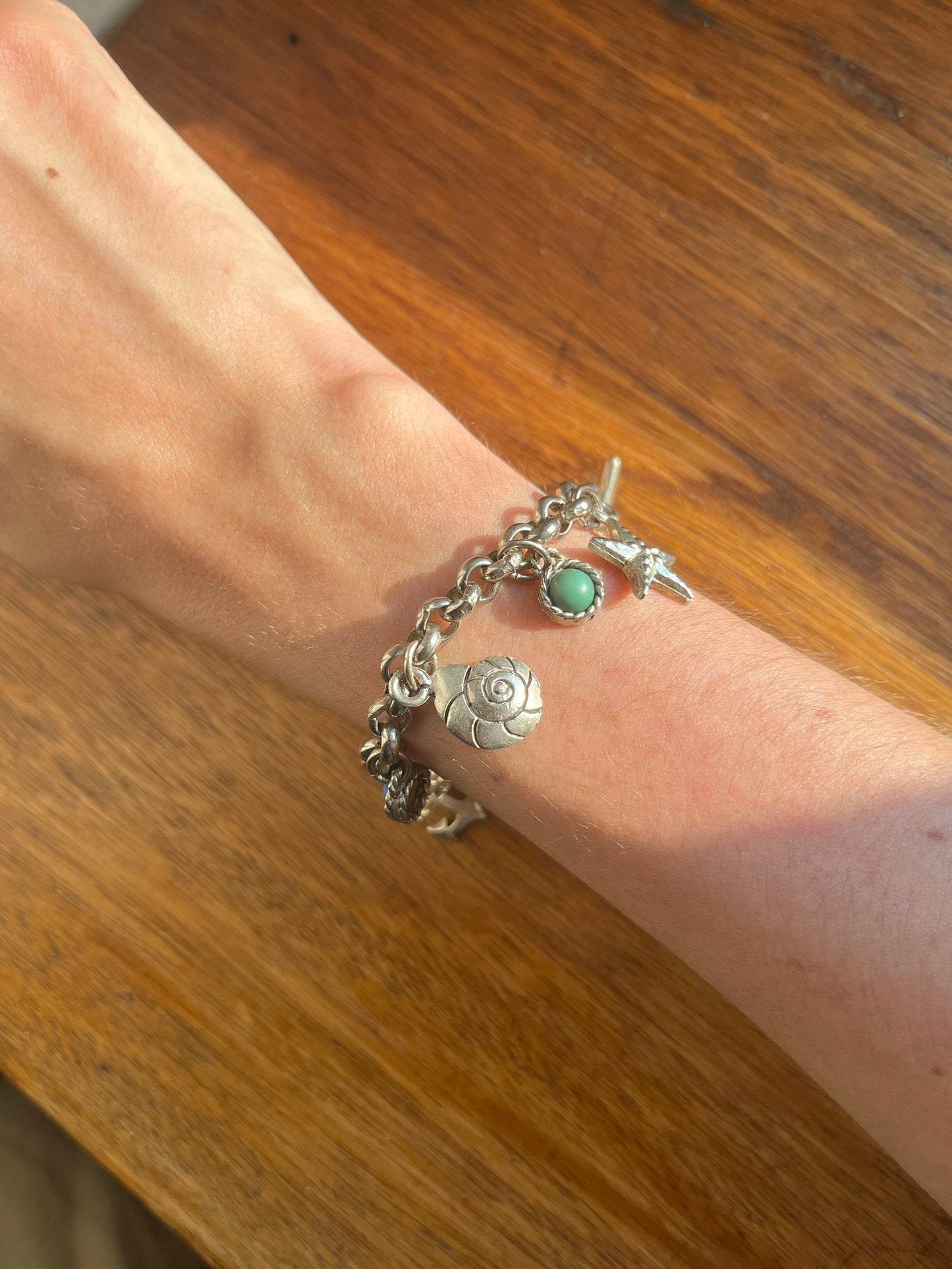 Bracelet argenté à pampilles Remy Dis