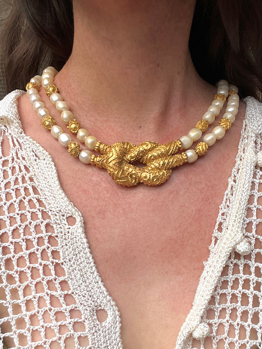 Collier style étrusque Franklin Mint 1988