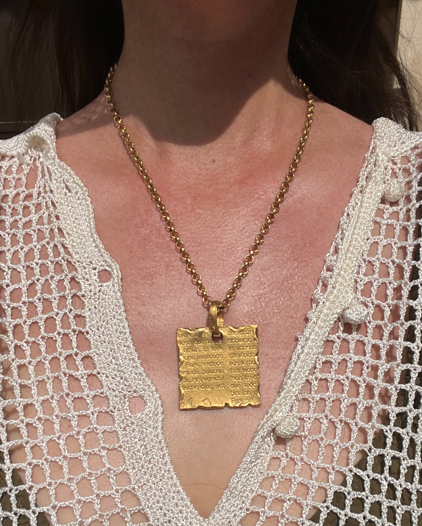 Collier Biche de Bere parchemin