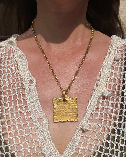 Collier Biche de Bere parchemin
