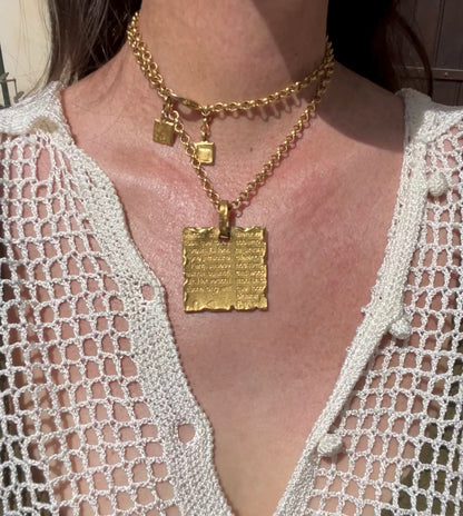 Collier Biche de Bere parchemin