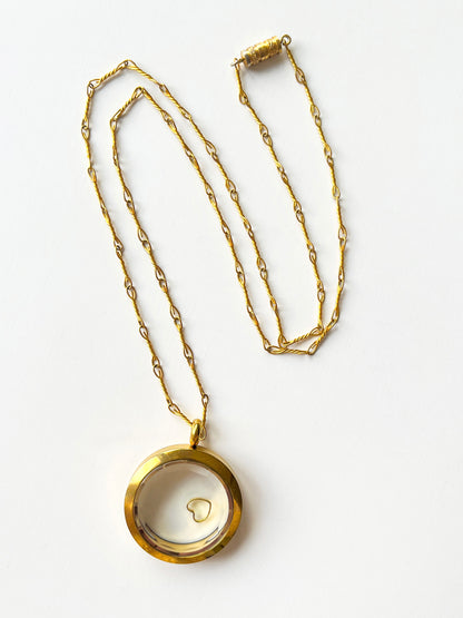 Collier pendentif rond