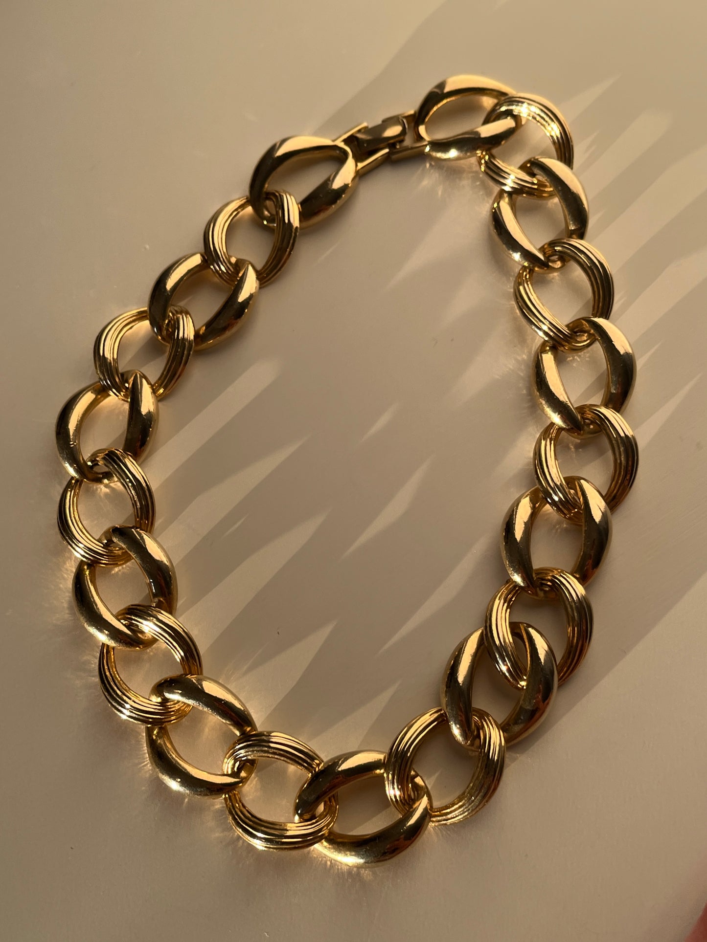Collier à gros maillons