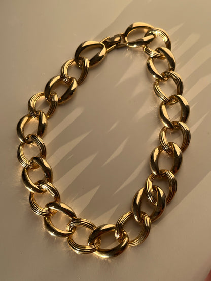 Collier à gros maillons