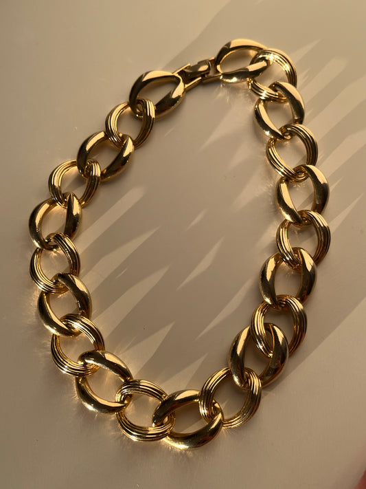 Collier à gros maillons