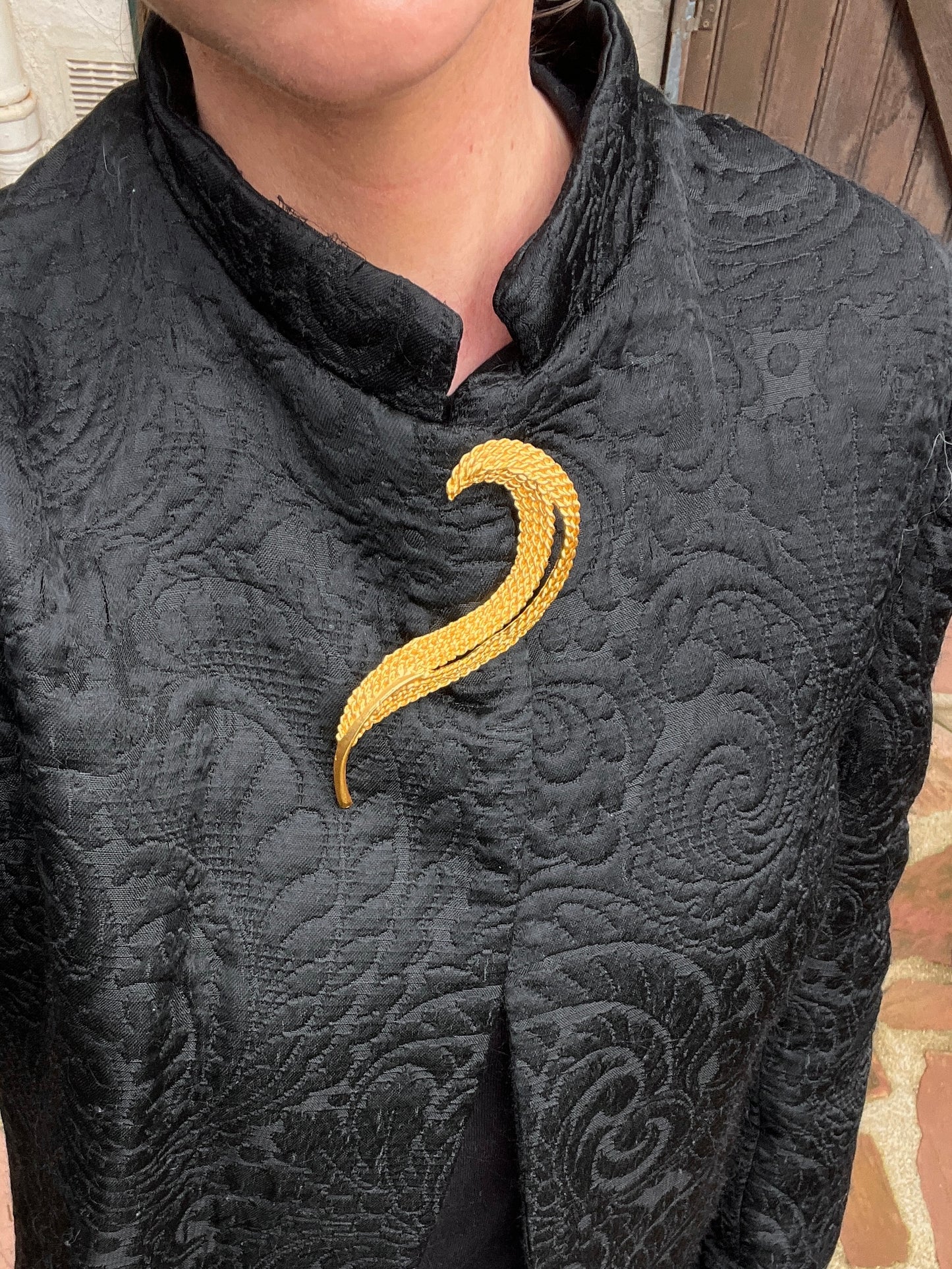Maxi broche tressée