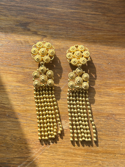 Clips dorés pendants