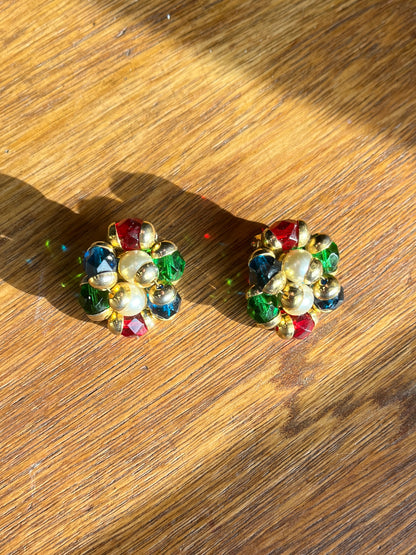 Clips à perles colorées