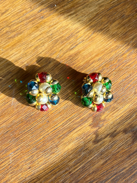 Clips à perles colorées