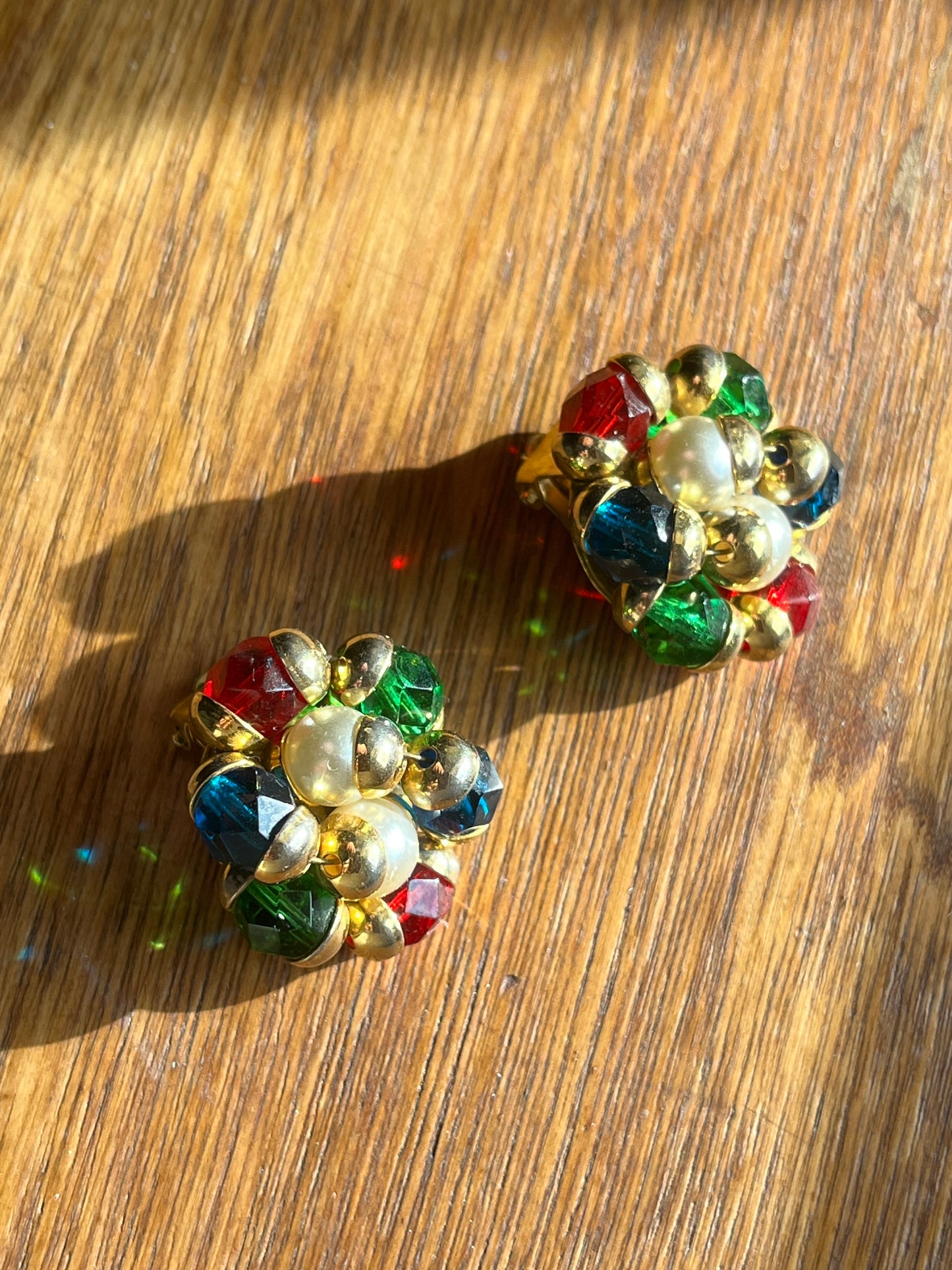 Clips à perles colorées