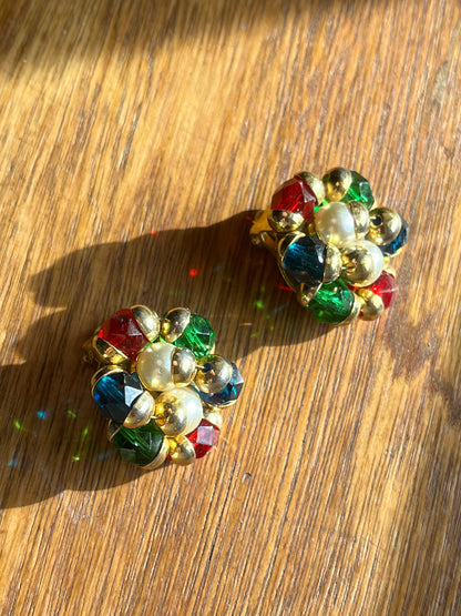 Clips à perles colorées