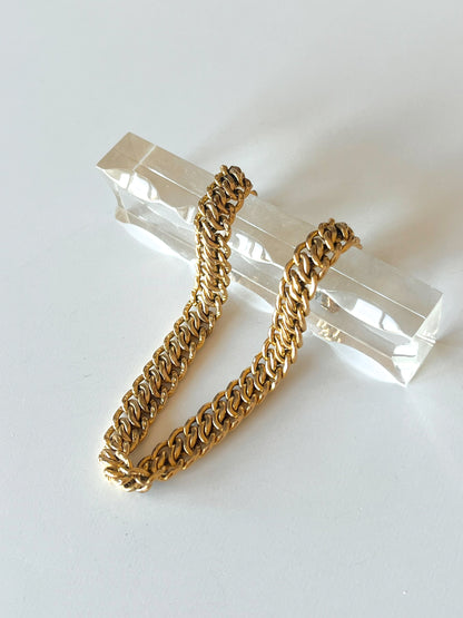 Bracelet plat plaqué or