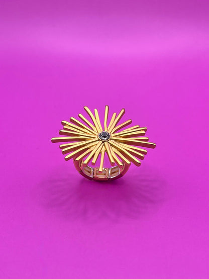 Bague soleil élastique