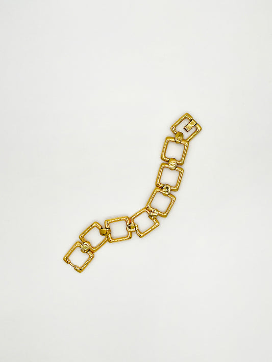 Bracelet maillons carrés