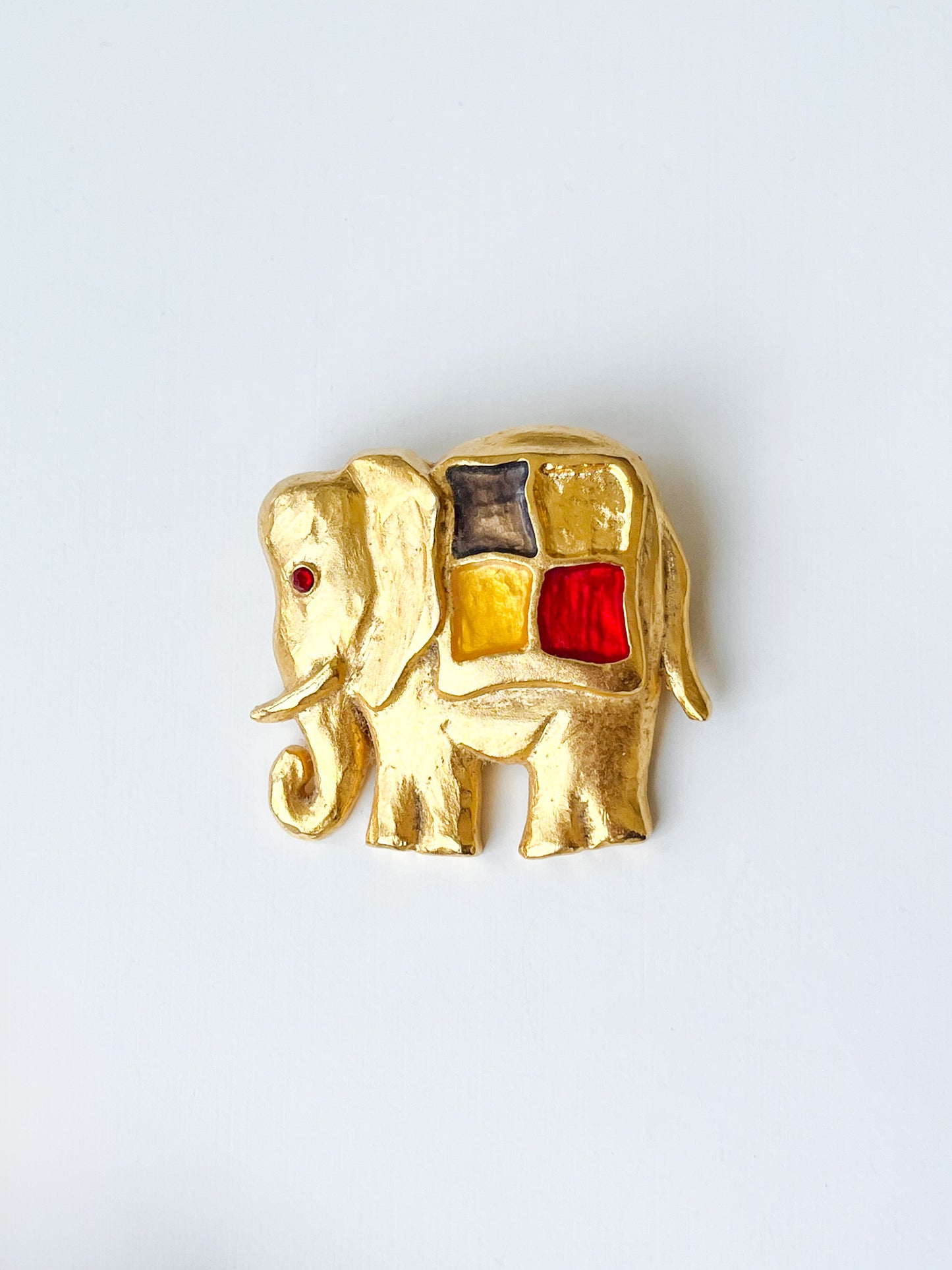 Pendentif/broche éléphant Lancôme