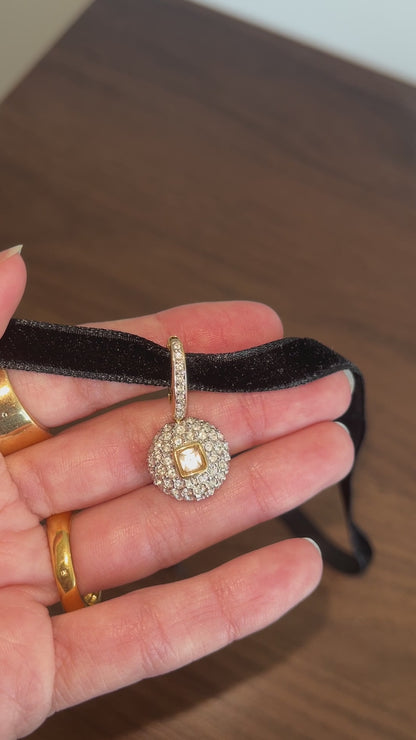 Petit pendentif à strass