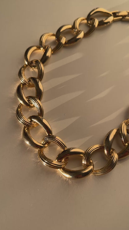 Collier à gros maillons